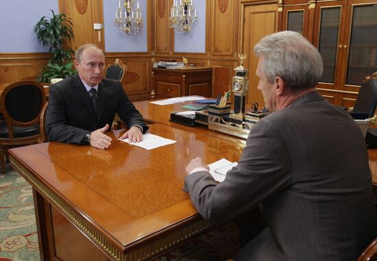 В. Путин провел встречу с А. Фурсенко