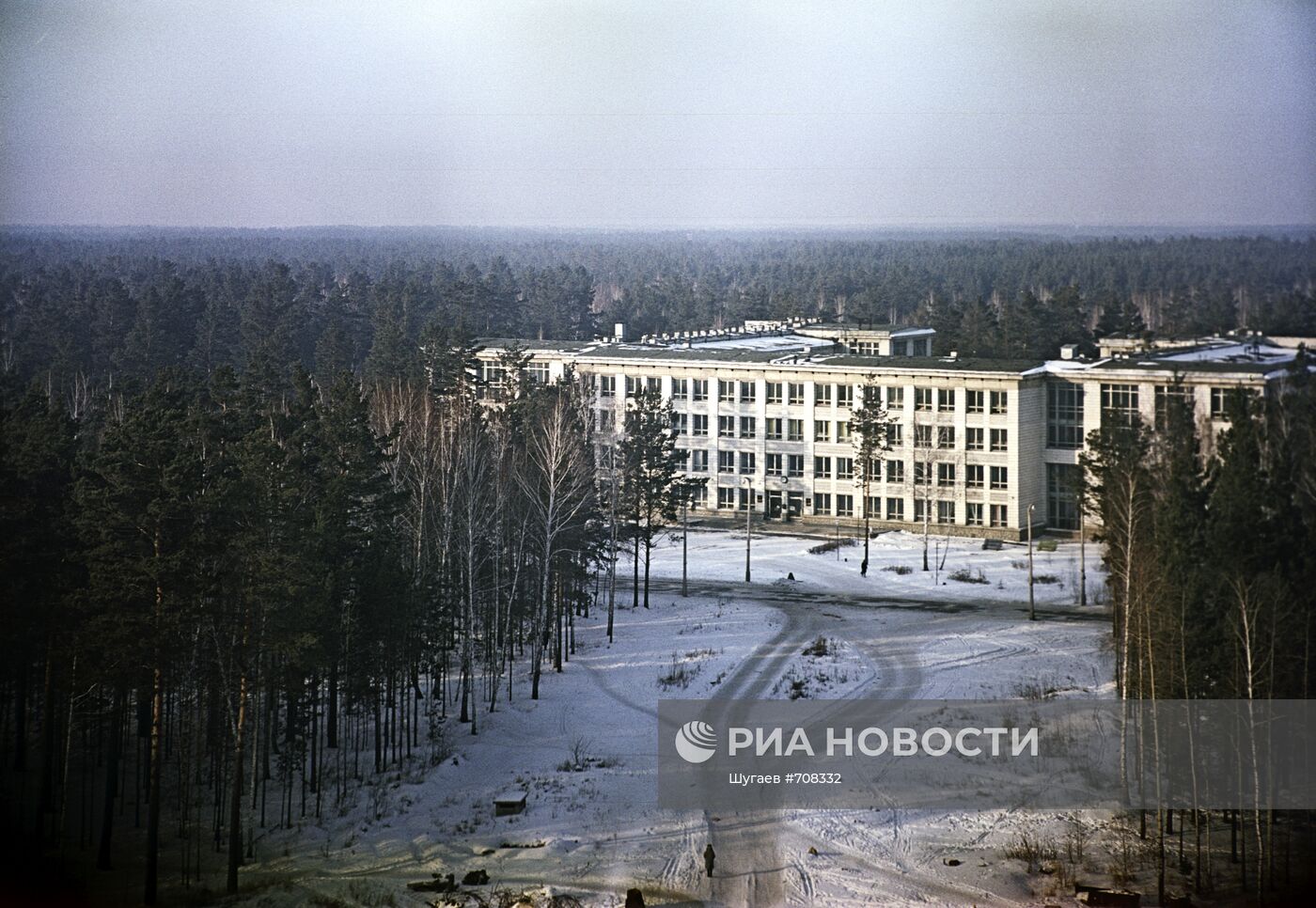 Вид на здание Новосибирского государственного университета