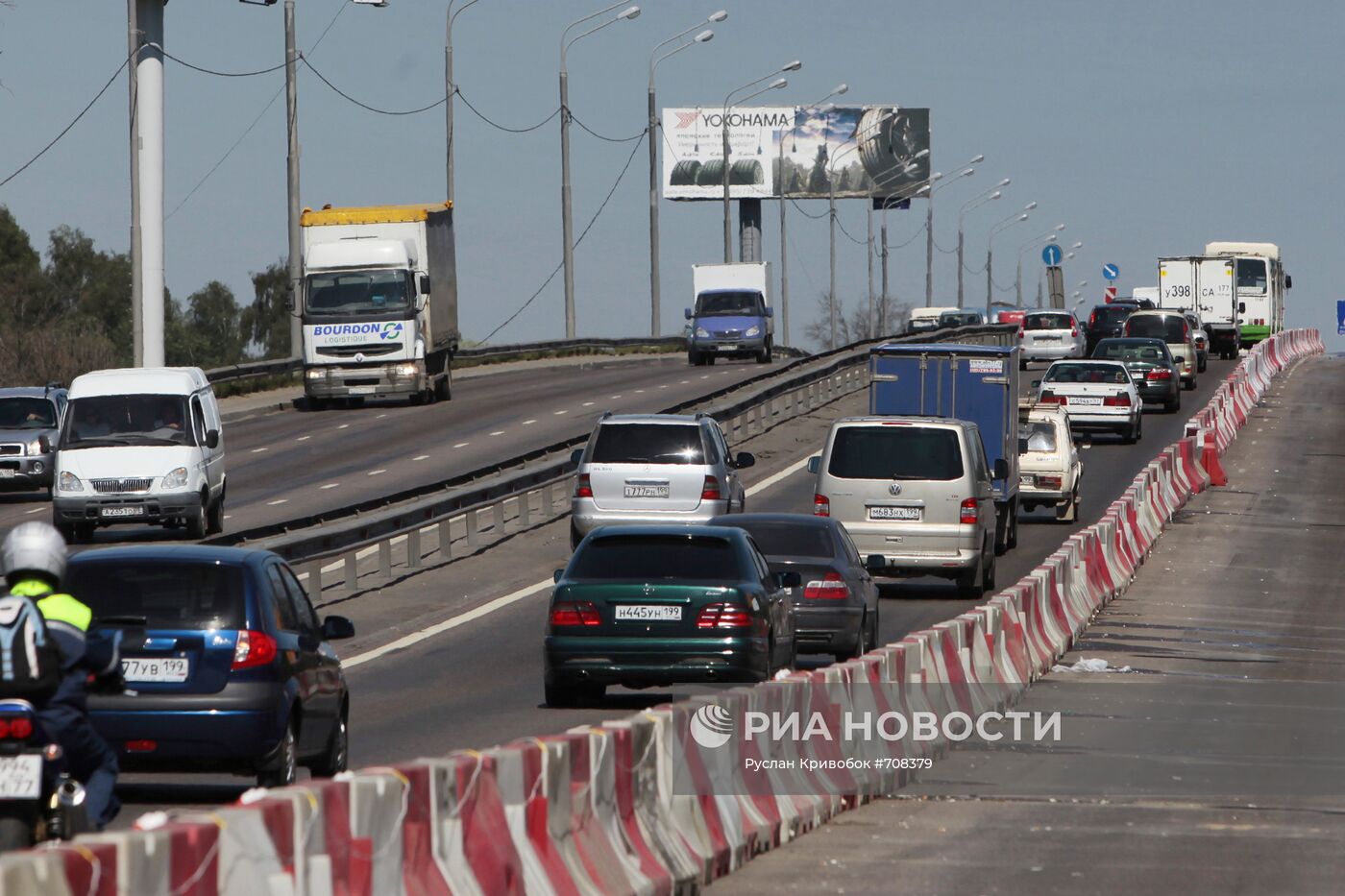 Затруднено движение на Ленинградском шоссе
