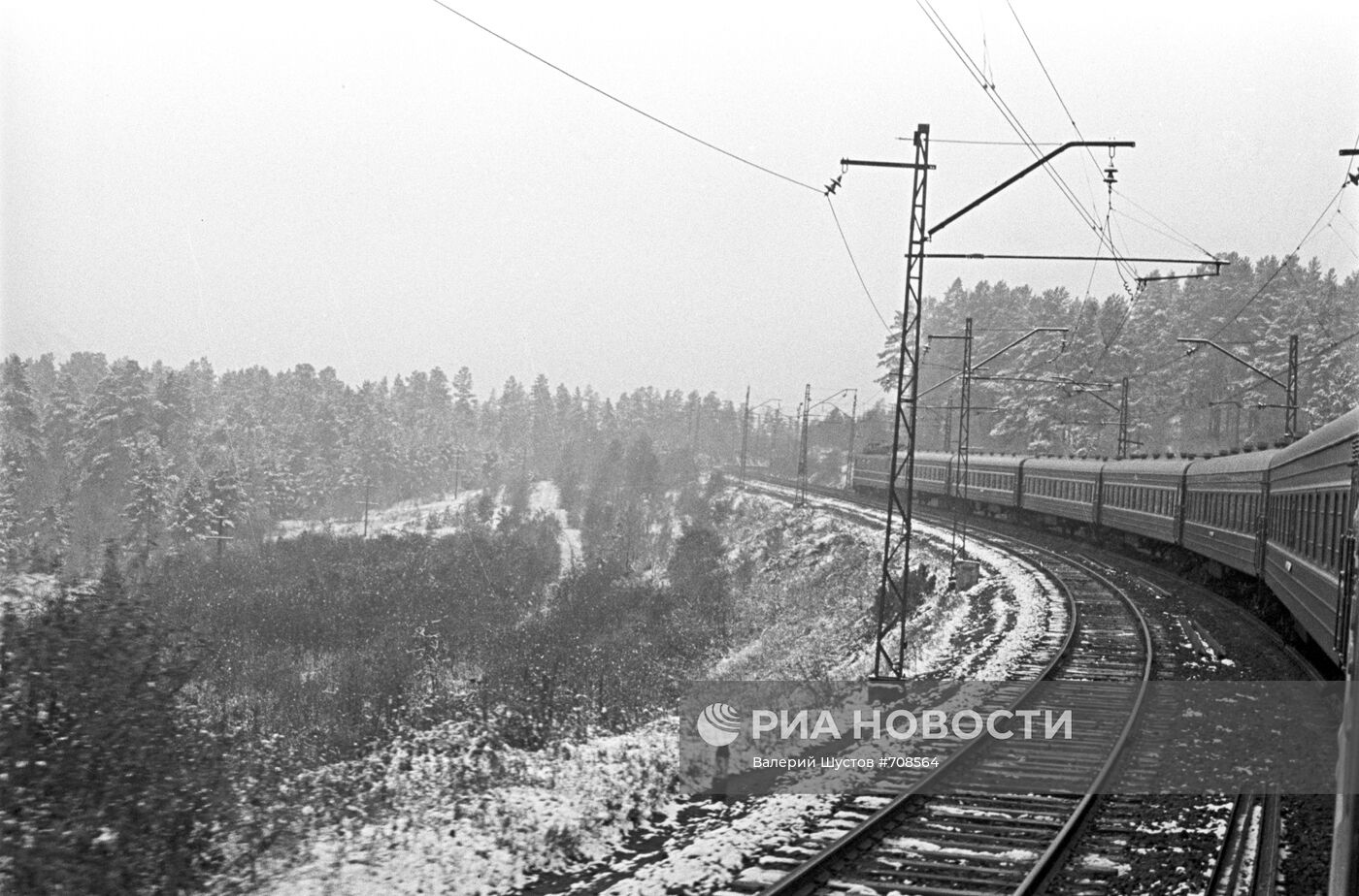 Участок железной дороги Челябинск-Златоуст