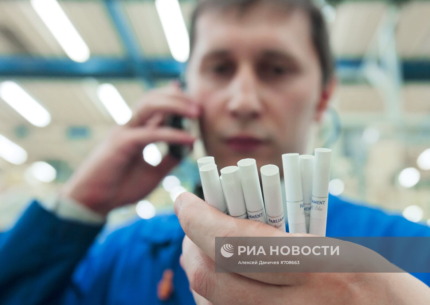 Контроль качества сигарет Parliament