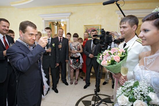 Рабочая поездка Дмитрия Медведева в Биробиджан