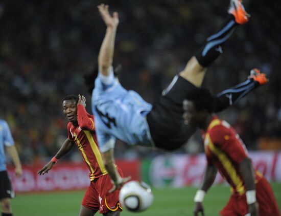 Футбол. ЧМ-2010. Матч Уругвай - Гана