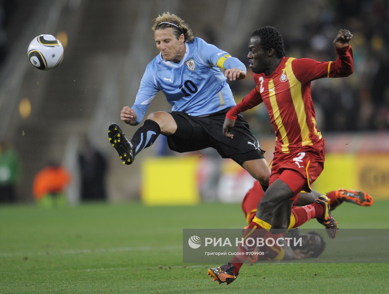 Футбол. ЧМ-2010. Матч Уругвай - Гана