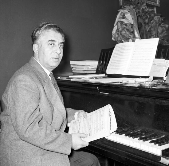 Советский композитор Арам Ильич Хачатурян
