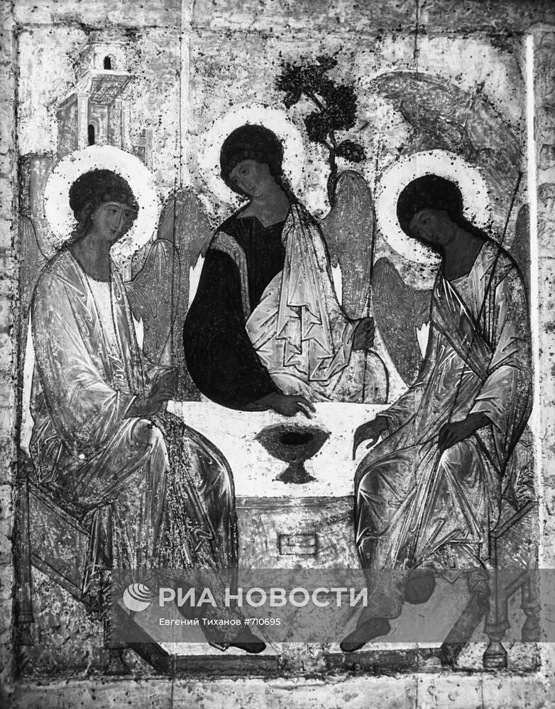 Копия иконы "Троица"