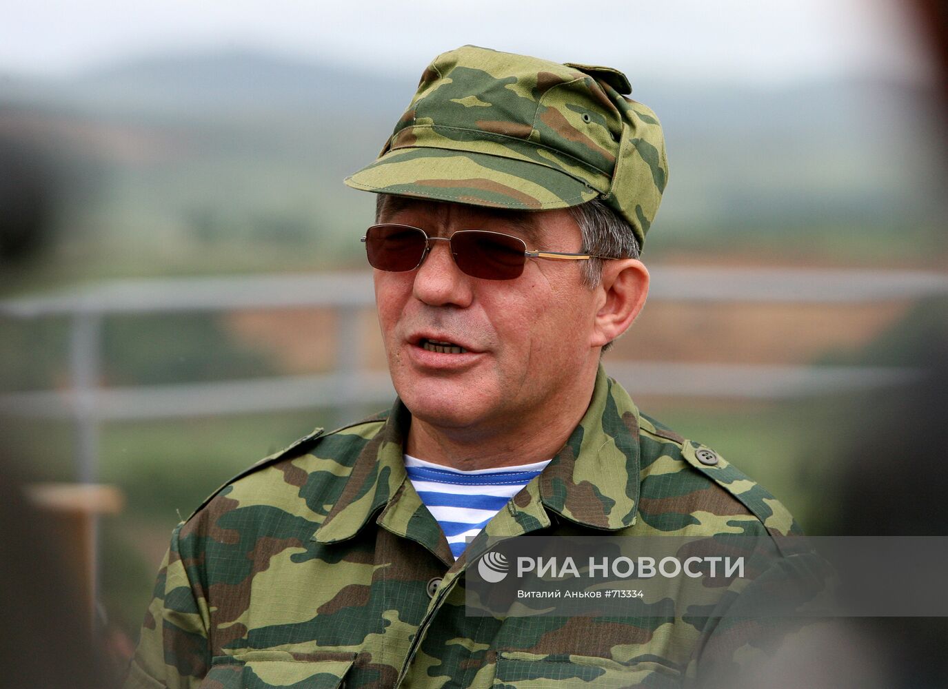 Виктор Озеров на учениях "Восток-2010" в Приморском крае