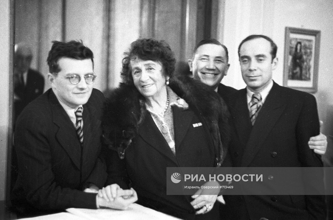 Антонина Нежданова, Дмитрий Шостакович и Николай Голованов