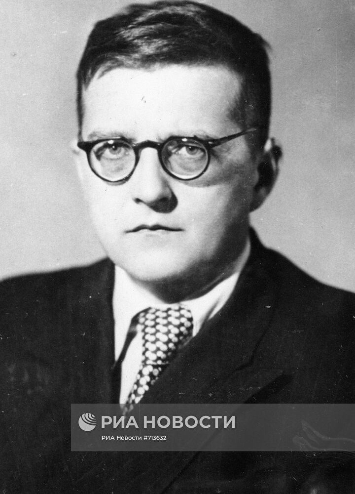 Русский советский композитор, пианист Дмитрий Шостакович