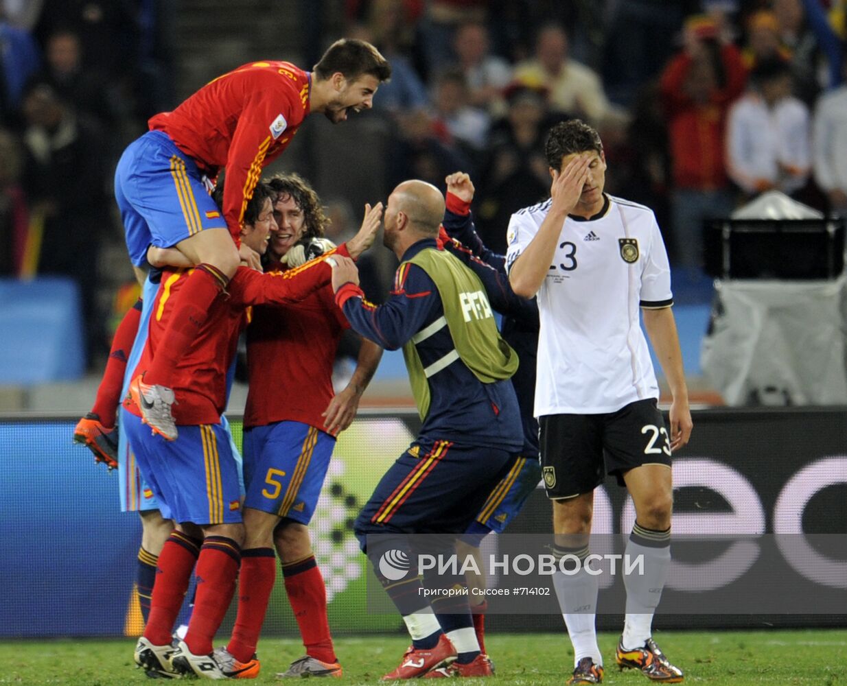 Футбол. ЧМ-2010. Матч Германия - Испания