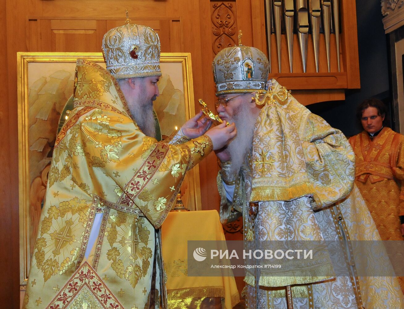 Митрополит Челябинский Иов и епископ Павло-Посадский Кирилл
