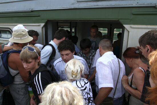 Задержки электропоездов в Горьковском направлении