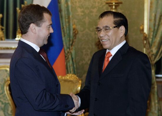 Российско-вьетнамские переговоры в Кремле