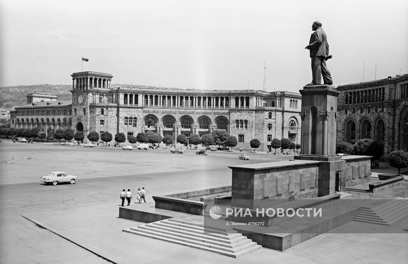 Площадь Ленина в городе Ереване