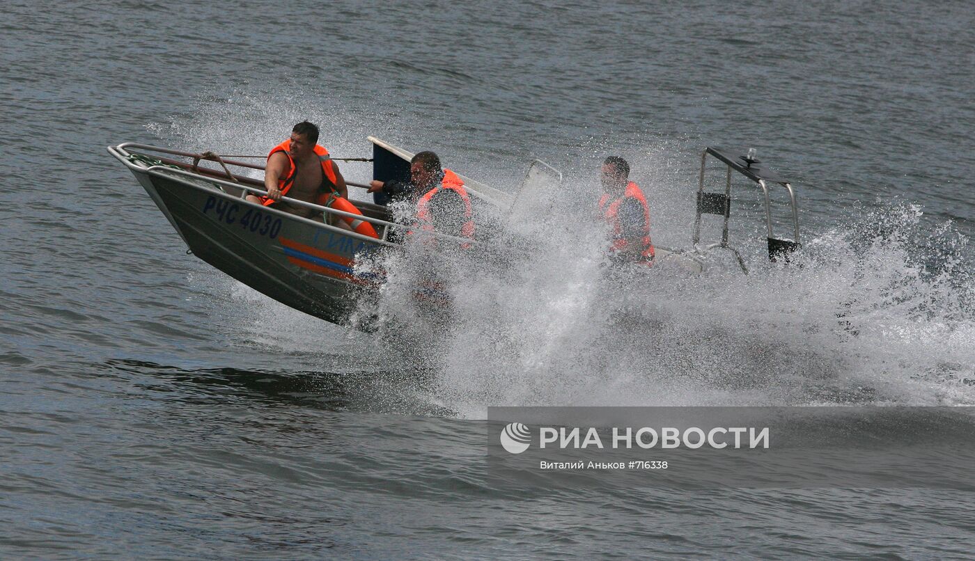 Водно-моторные соревнования среди инспекторов МЧС