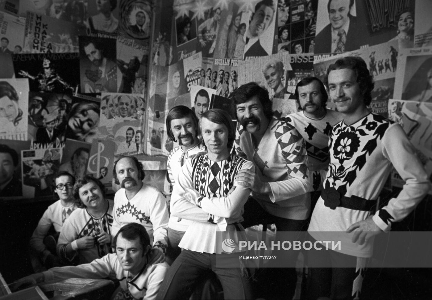 Участники белорусского ансамбля "Песняры"