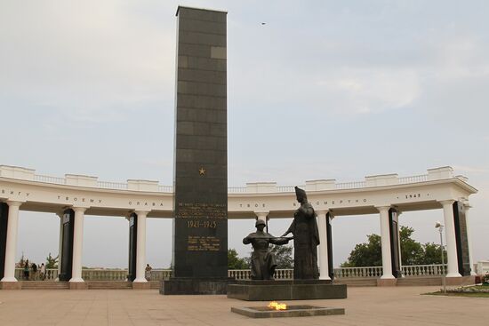 Памятник воинам Мордовии