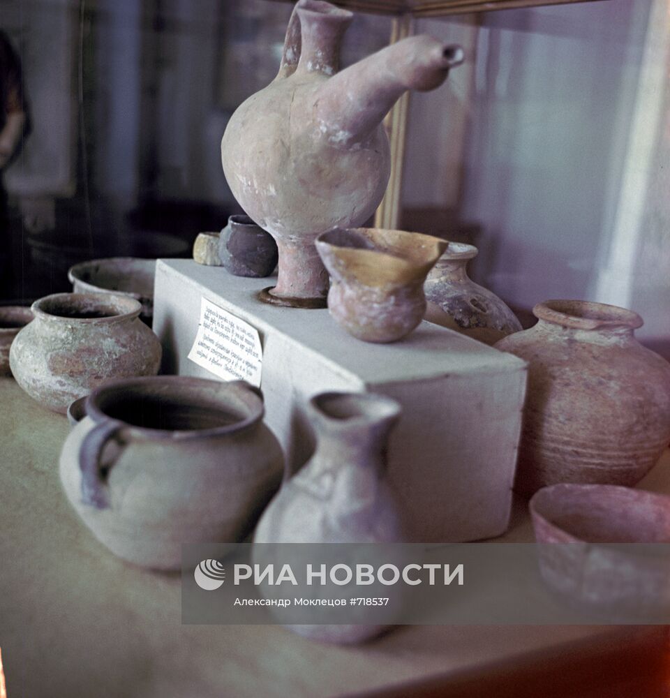 Глиняная посуда VI века