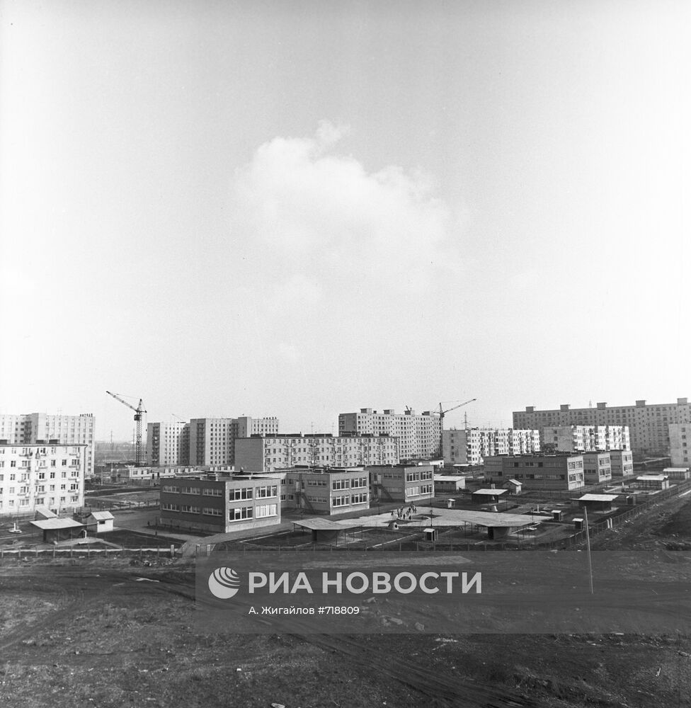 Вид на один из жилых районов города Таганрога