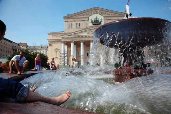 Жара в Москве