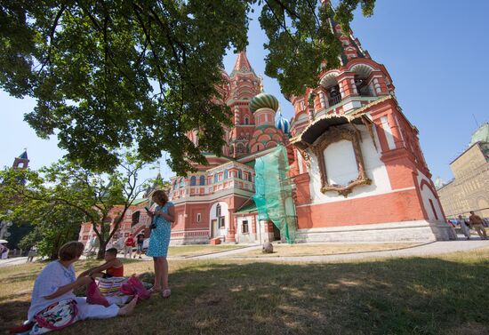 Жара в Москве