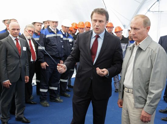 Владимир Путин посетил Гремячинское месторождение