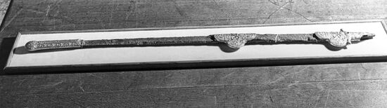 Сабля, найденная в семейной усыпальнице XI-XII веков