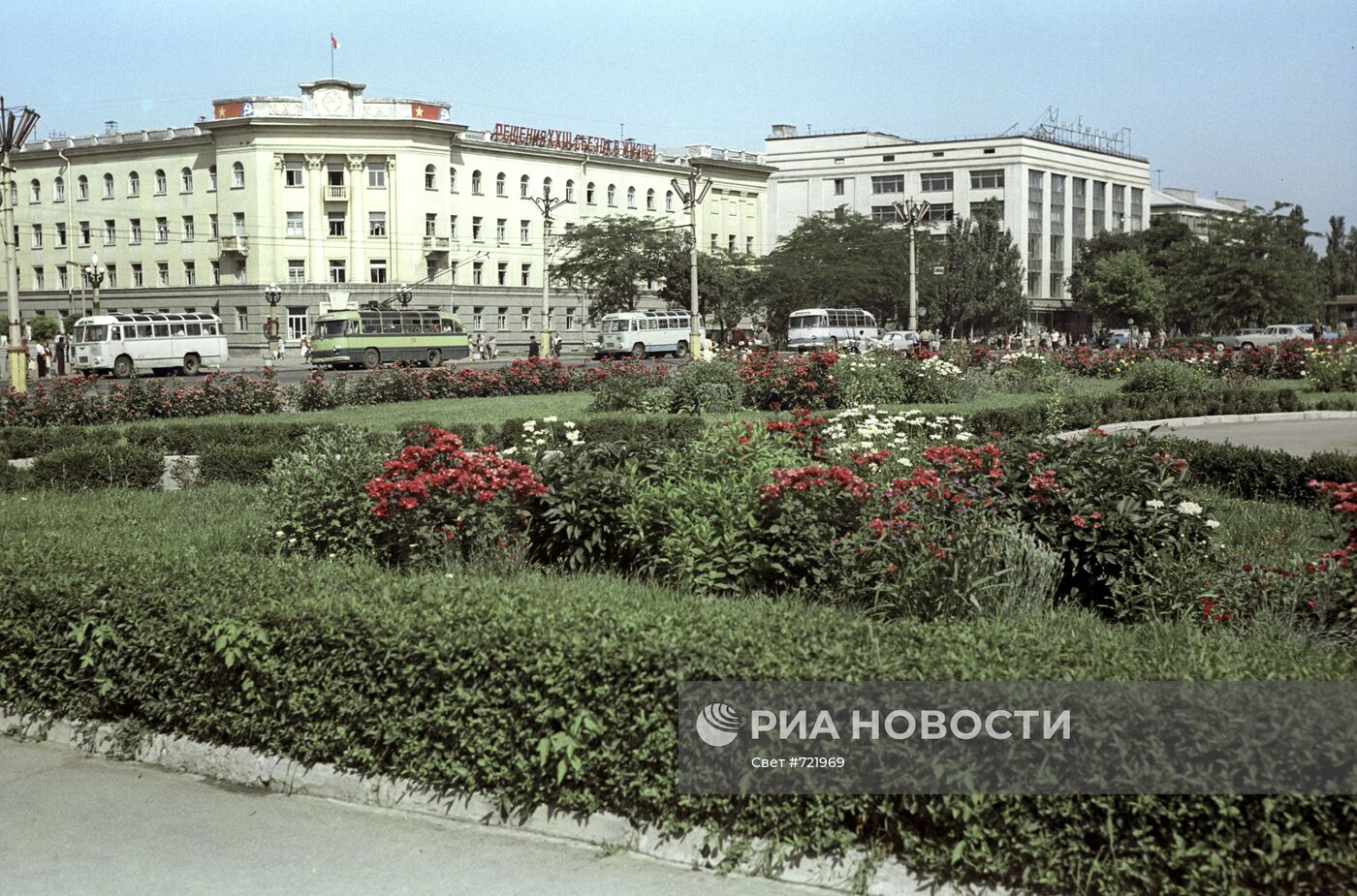 Вид на проспект Ушакова в городе Херсоне