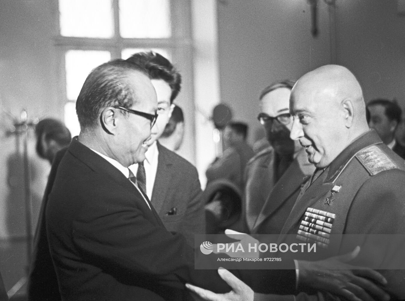 Премьер-министр Бирманского Союза У Не Вин с визитом в СССР