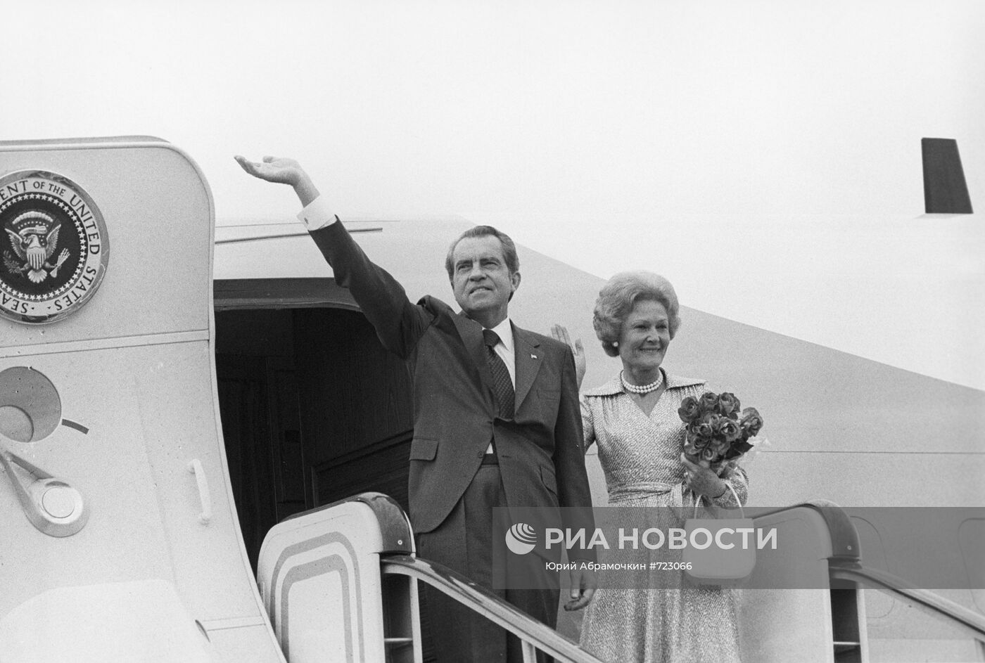 Президент США Ричард Никсон с официальным визитом в СССР
