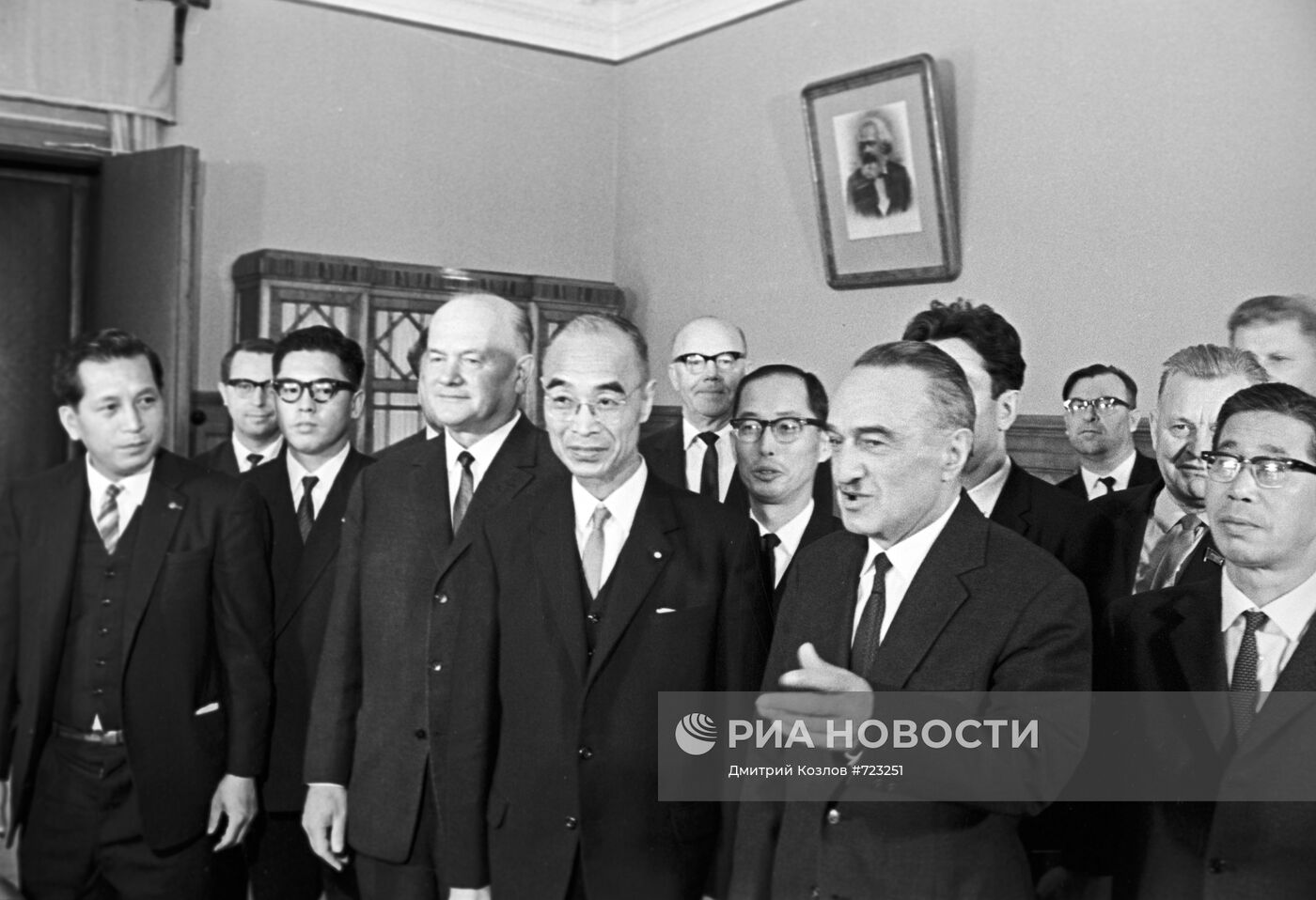 Делегация Японии с официальным визитом в СССР
