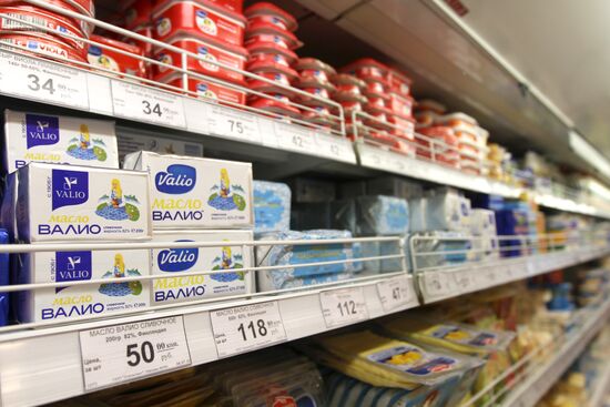 Запрет на поставку финской мясо-молочной продукции
