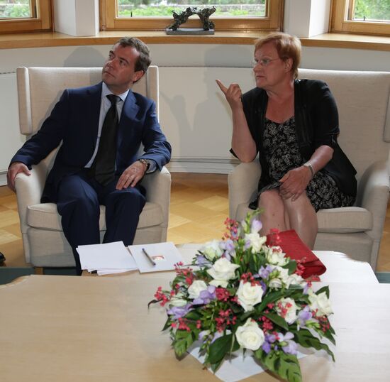Рабочий визит Дмитрия Медведева в Финляндию
