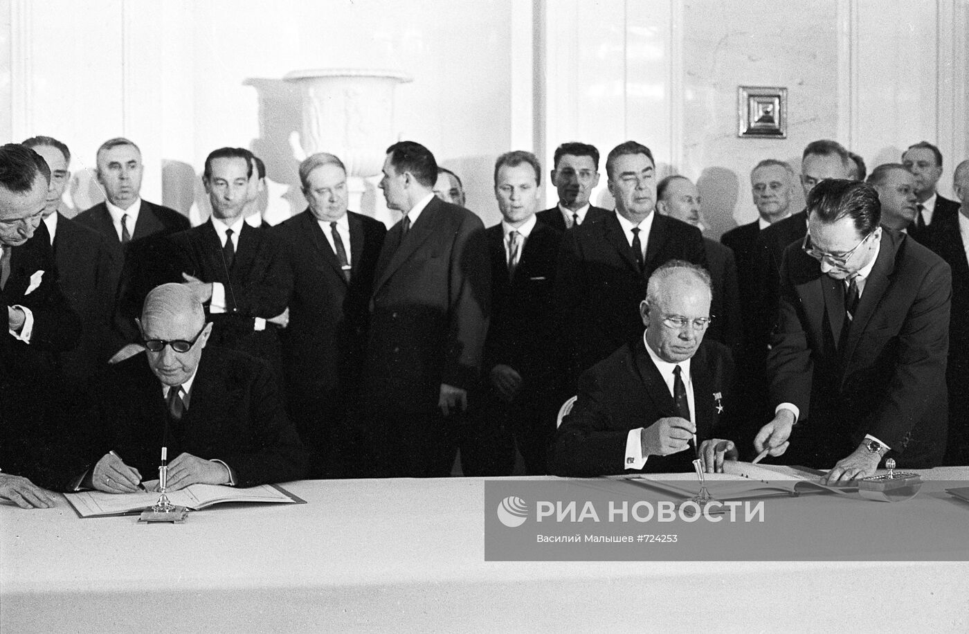 Во время подписания советско-французской Декларации