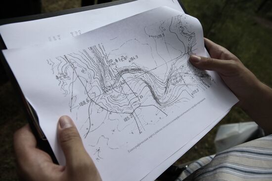 Карта окрестностей города Старица