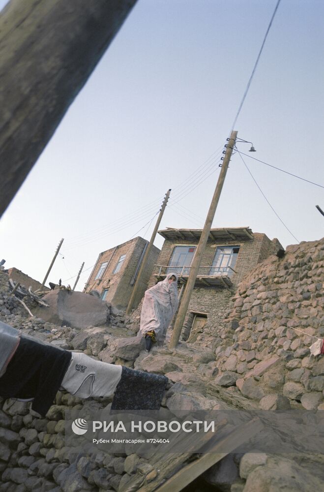 Пещерное село Кандован в Иране