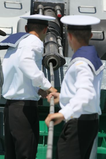 Подготовка к празднованию Дня ВМФ в Севастополе