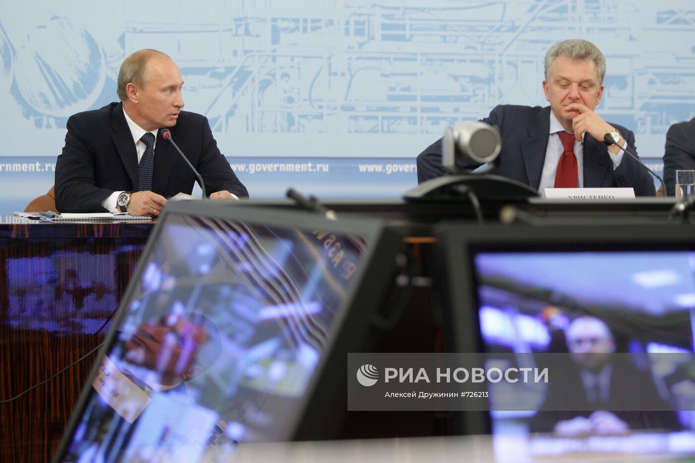 Владимир Путин и Виктор Христенко