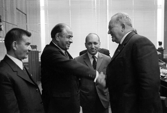 Афганская делегация Общества дружбы с СССР