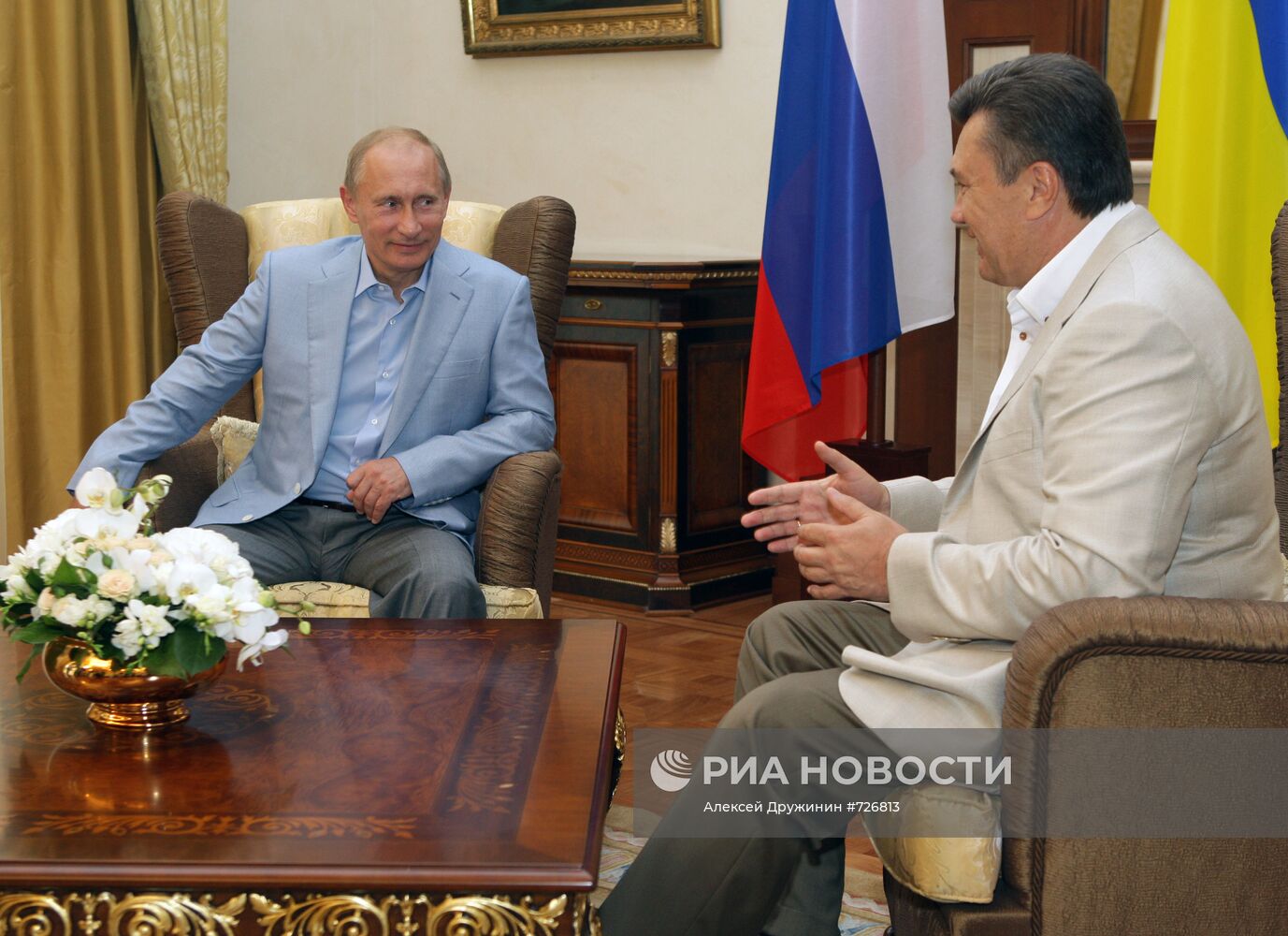 Владимир Путин и Виктор Янукович