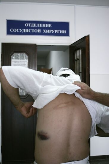 Пострадавшие в драке в детском лагере "Дон" в больнице Грозного
