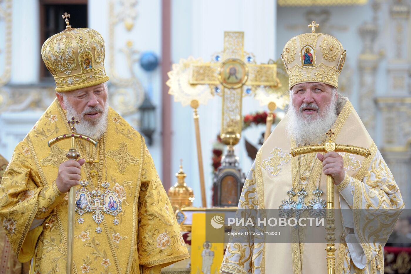 Патриарх Московский Кирилл и митрополит Киевский Владимир