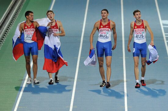 Мужская сборная России стала чемпионом Европы в эстафете