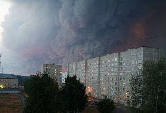 Пожар в Нижегорожской области