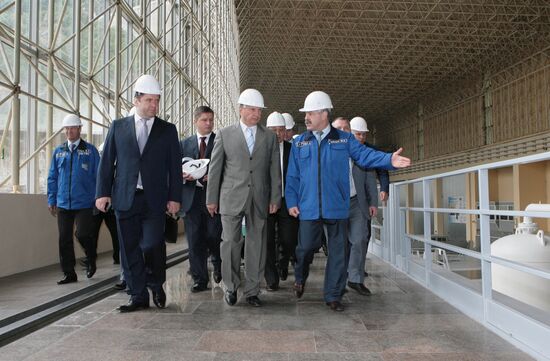 Рабочая поездка Игоря Сечина на Саяно-Шушенскую ГЭС