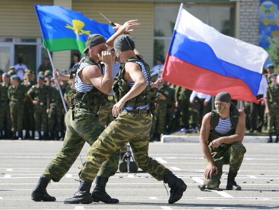 Празднование Дня ВДВ в Ставрополе