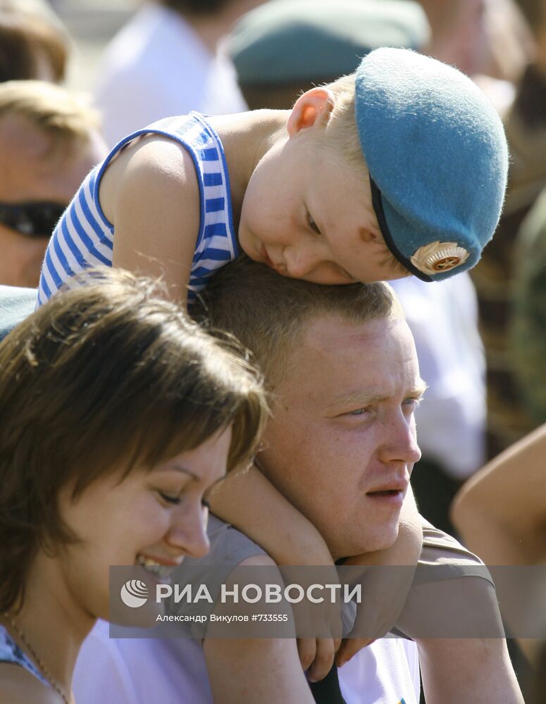 Празднование Дня ВДВ в Ставрополе