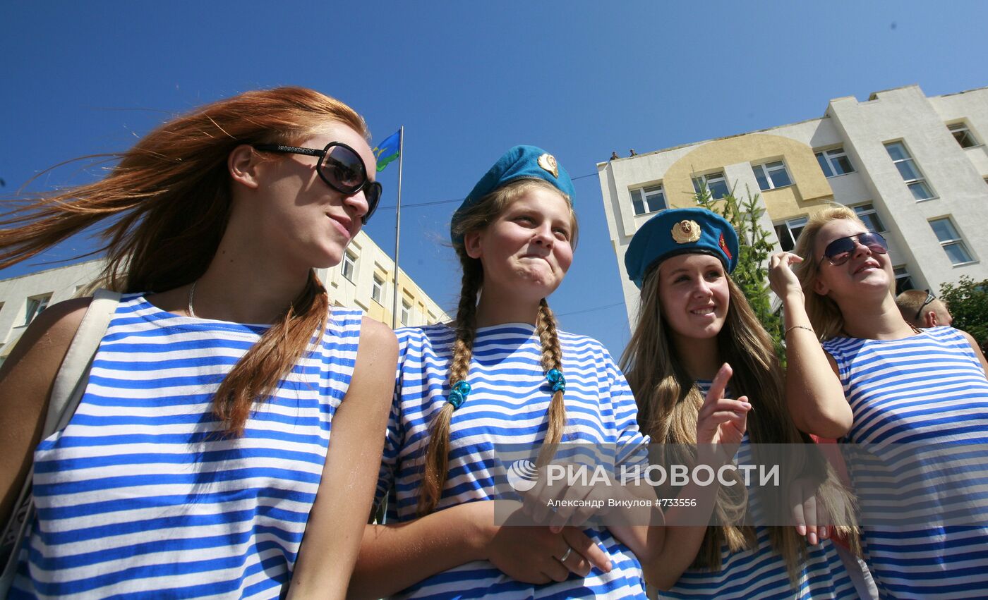 Празднование Дня ВДВ в Ставрополе