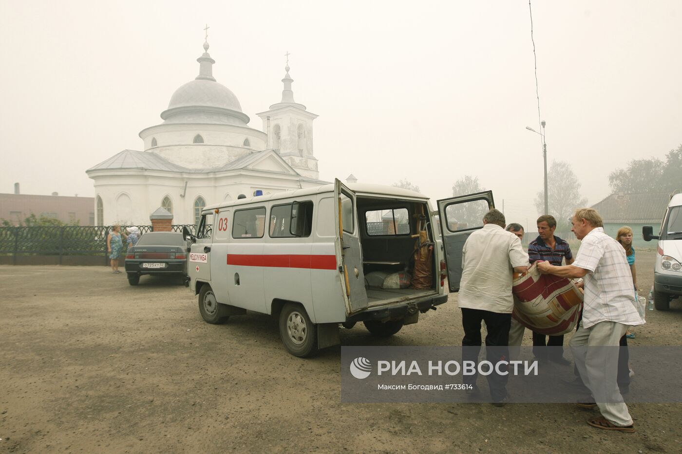 Эвакуация жителей рабочего поселка Виля Нижегородской области