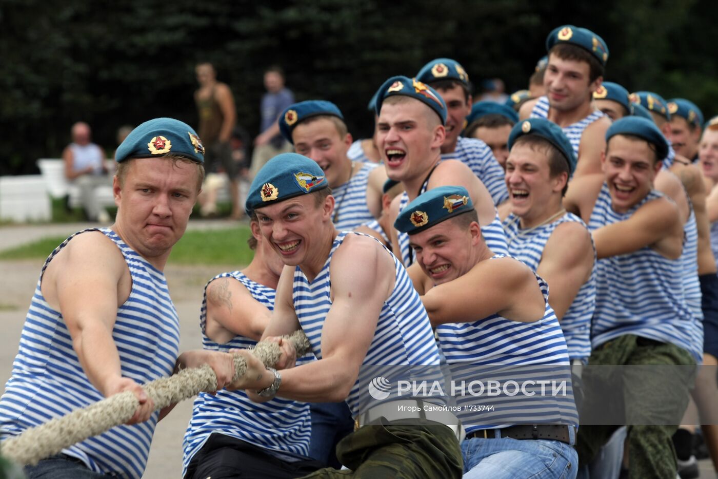 Празднование Дня ВДВ в Санкт-Петербурге